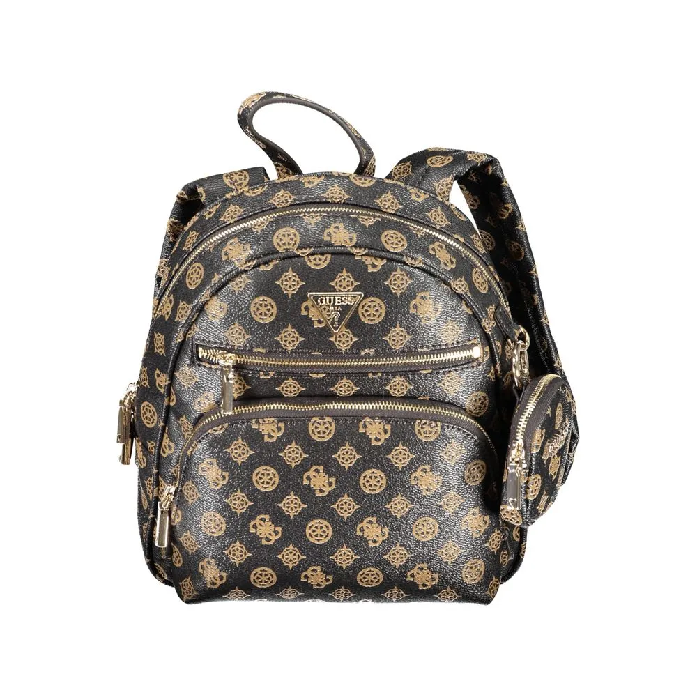 Guess Jeans Women's Brown Polyethylene Backpack