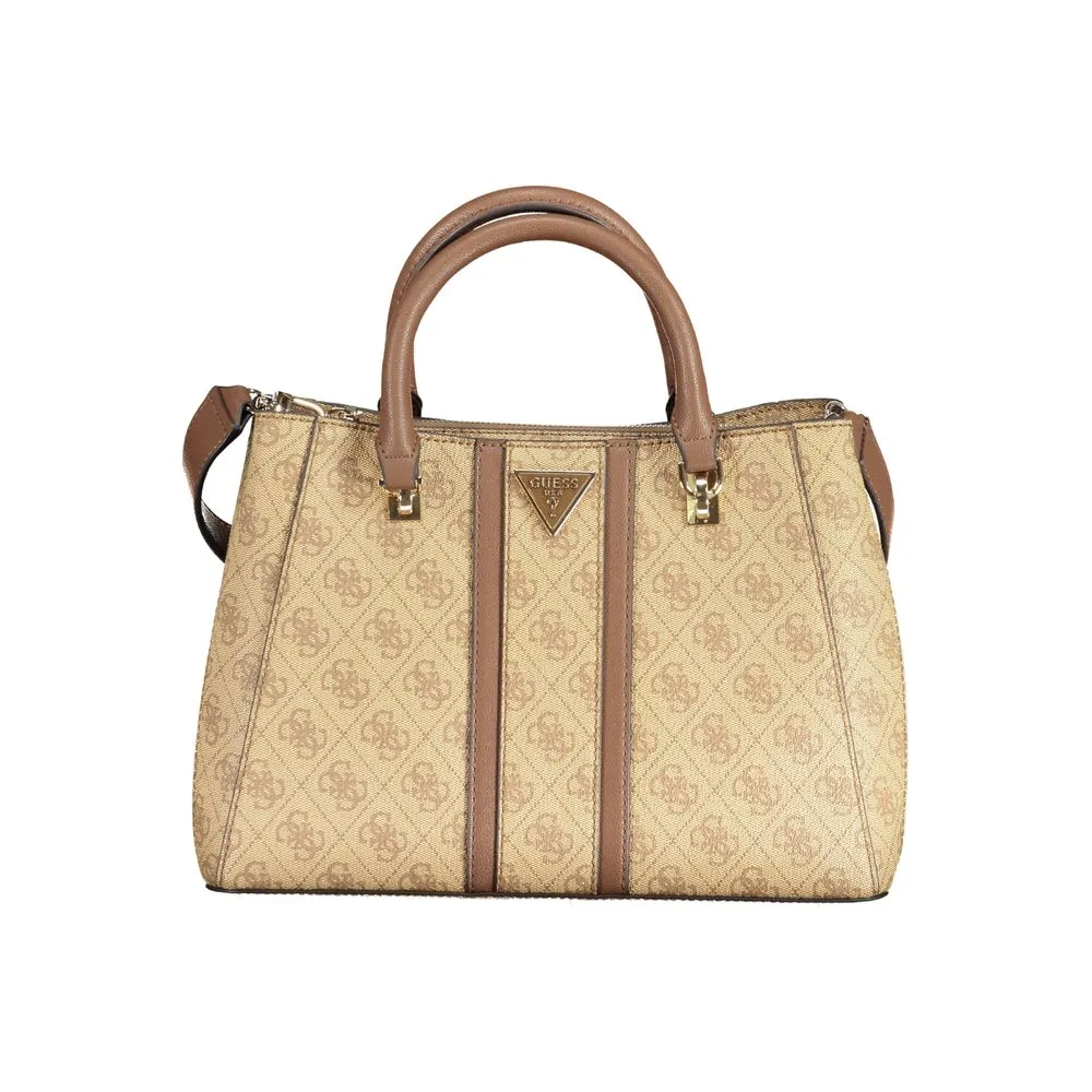 Guess Jeans Women's Beige Polyethylene Handbag