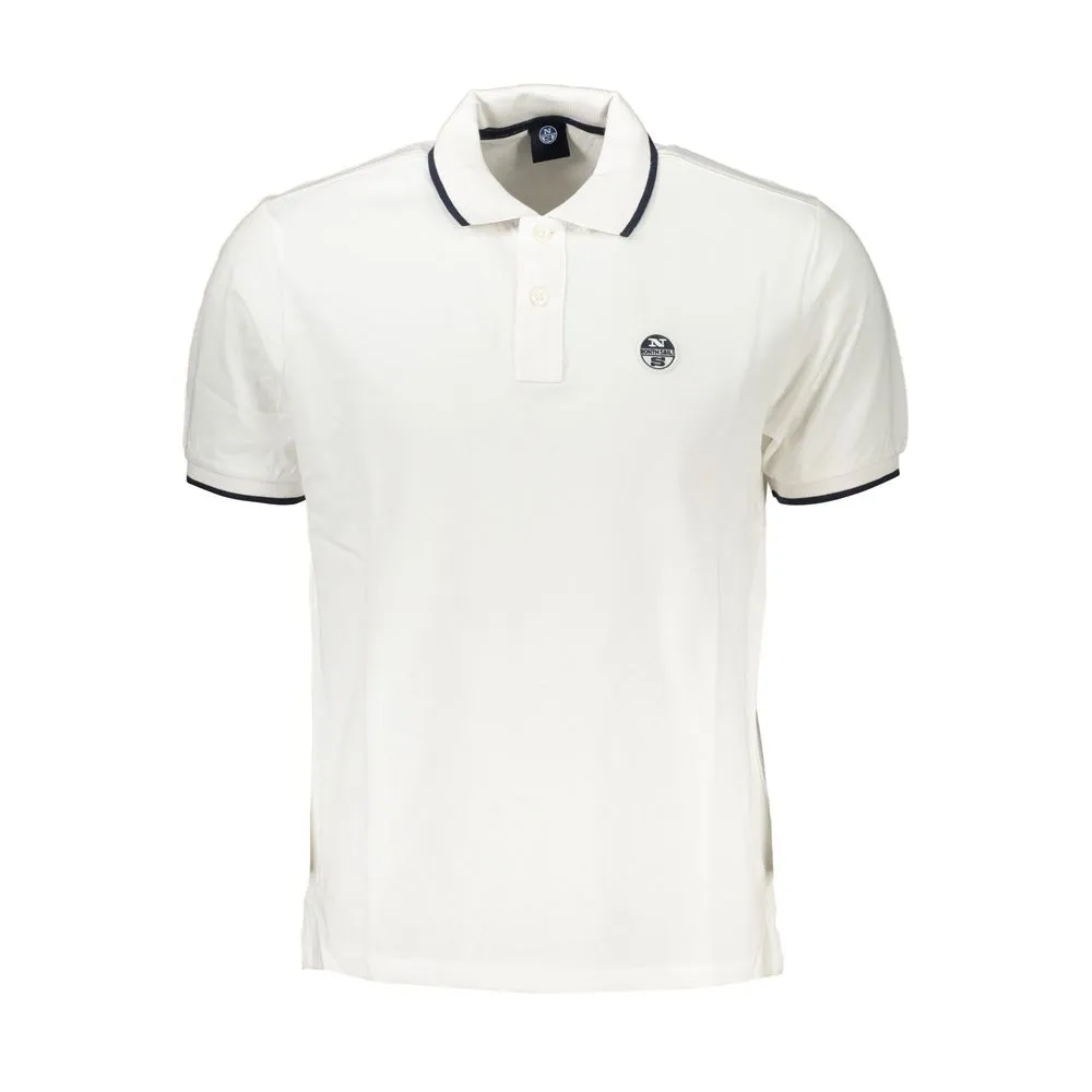 North Sails Men's White Cotton Polo Shirt