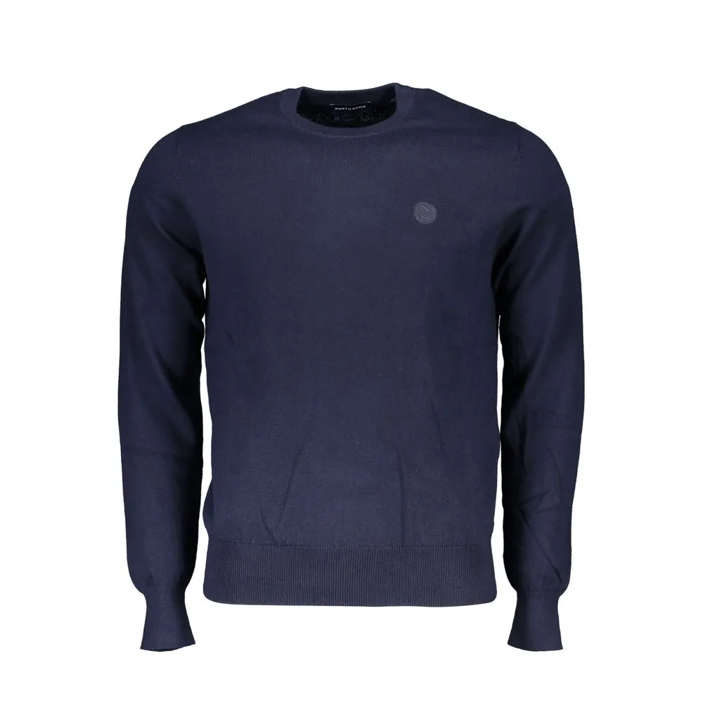 North Sails Men's Eco-Conscious Crew Neck Sweater in Blue