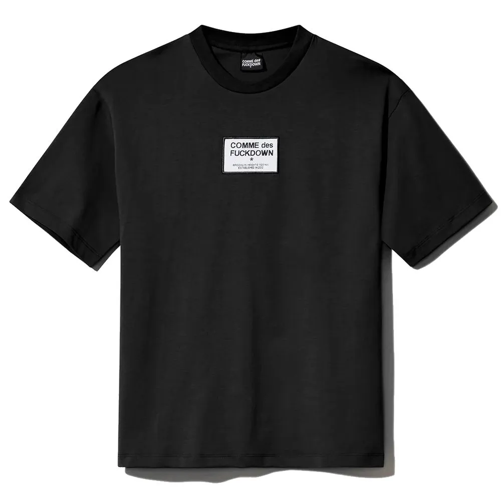 Comme Des Fuckdown Men's Black Cotton T-Shirt
