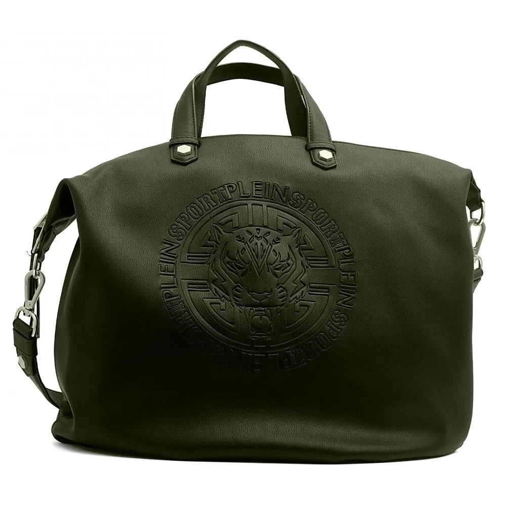 Plein Sport Women's Chic Army Green Crossbody Shopper Bag