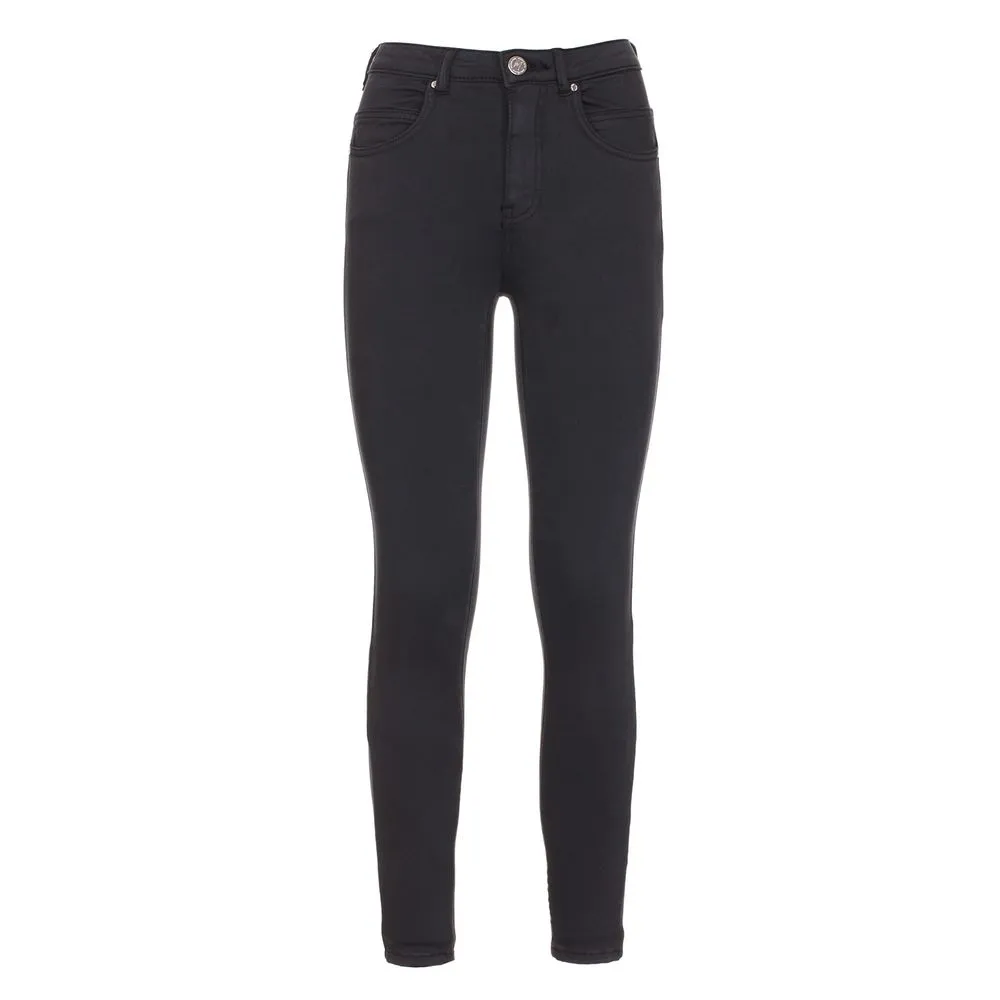 Maison Espin Women's Black Cotton Women's Jeans