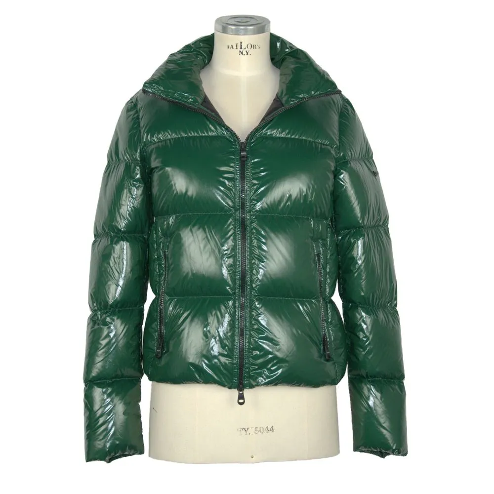 Refrigiwear Women's Chic Shiny Down Jacket with Feminine Fit