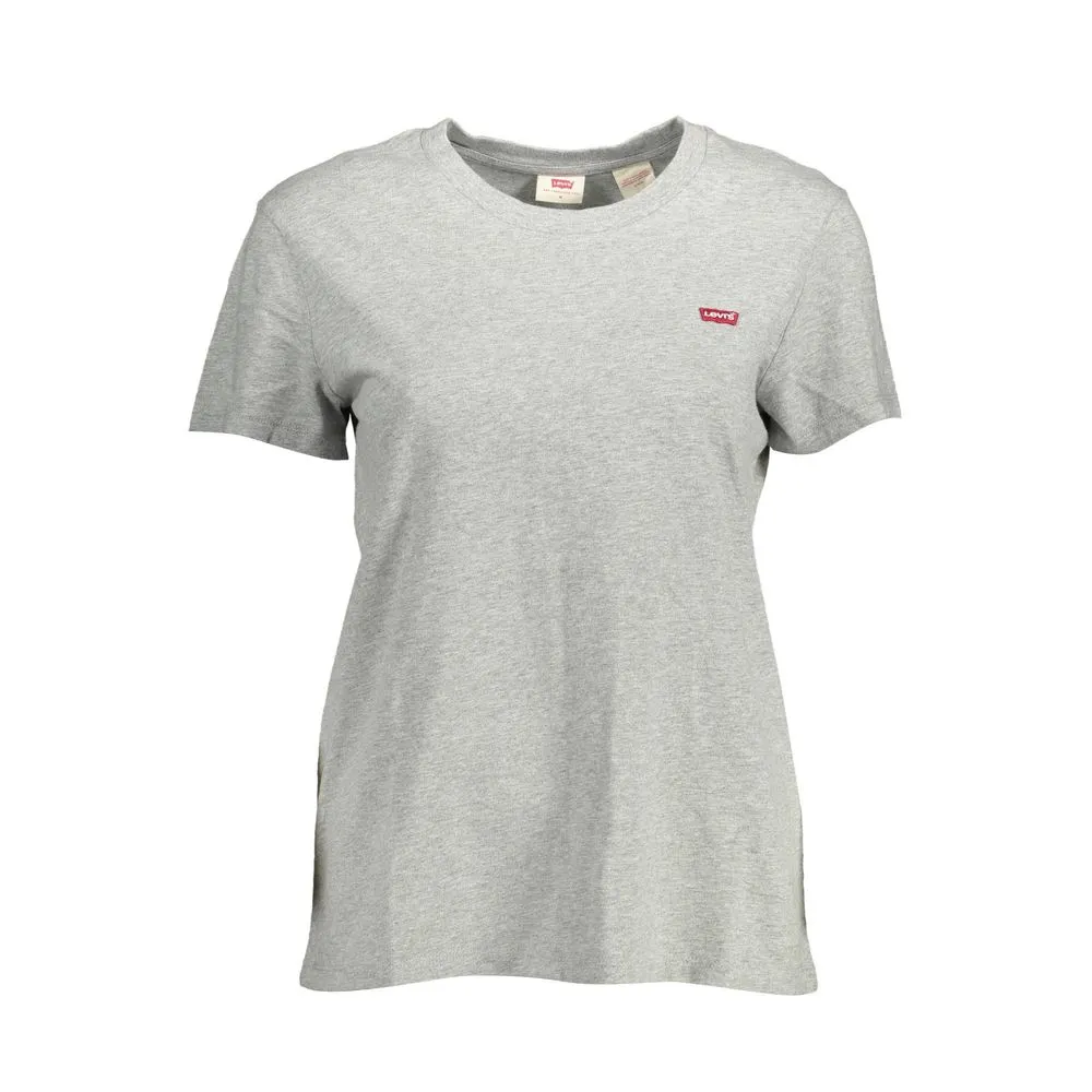 Levi's "Gray Cotton Women T-Shirt"