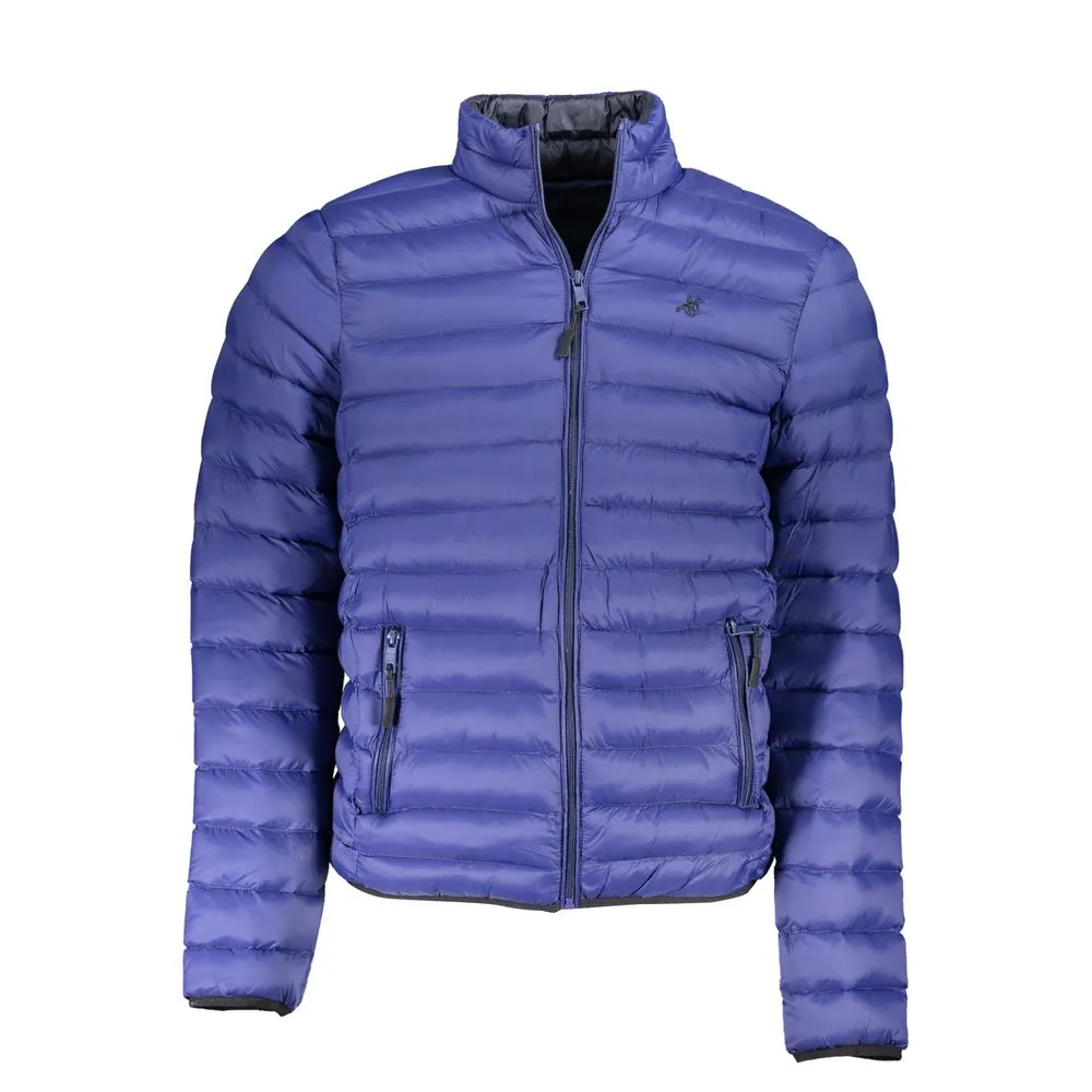 U.S. Grand Polo Men's Chic Long Sleeve Zip Jacket with Embroidery