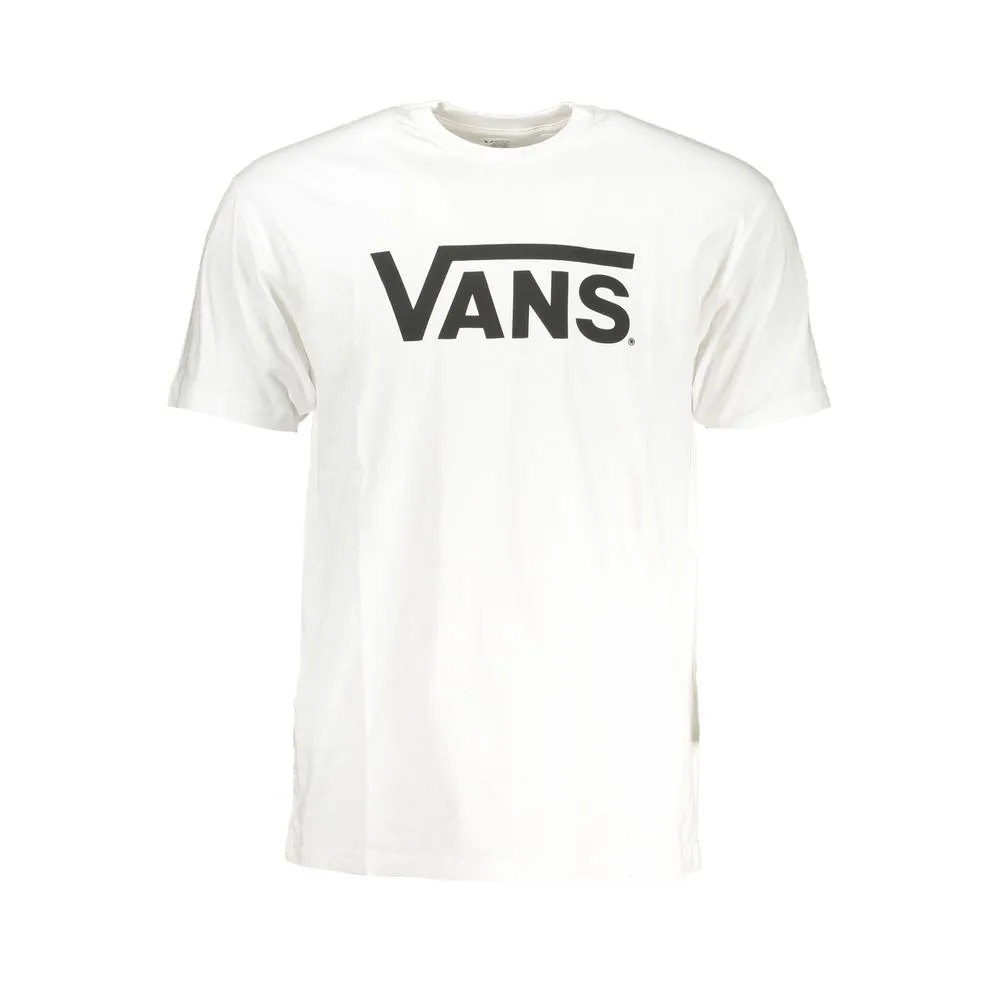 Vans Men's White Cotton T-Shirt