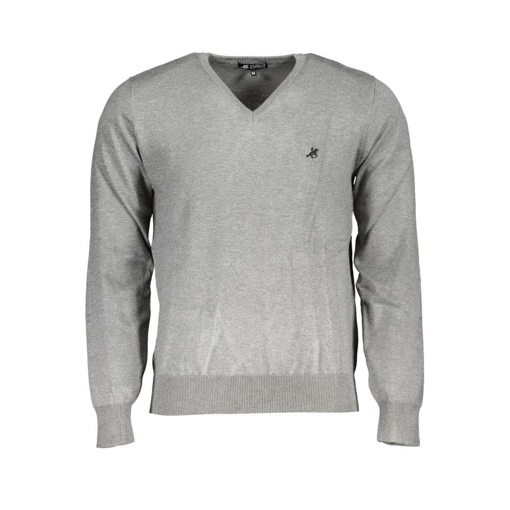 U.S. Grand Polo Men's Gray Nylon Sweater