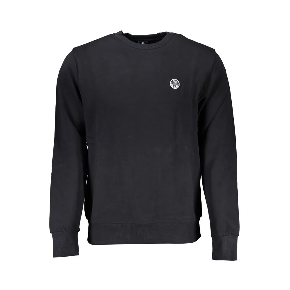 North Sails Men's Black Cotton Sweater
