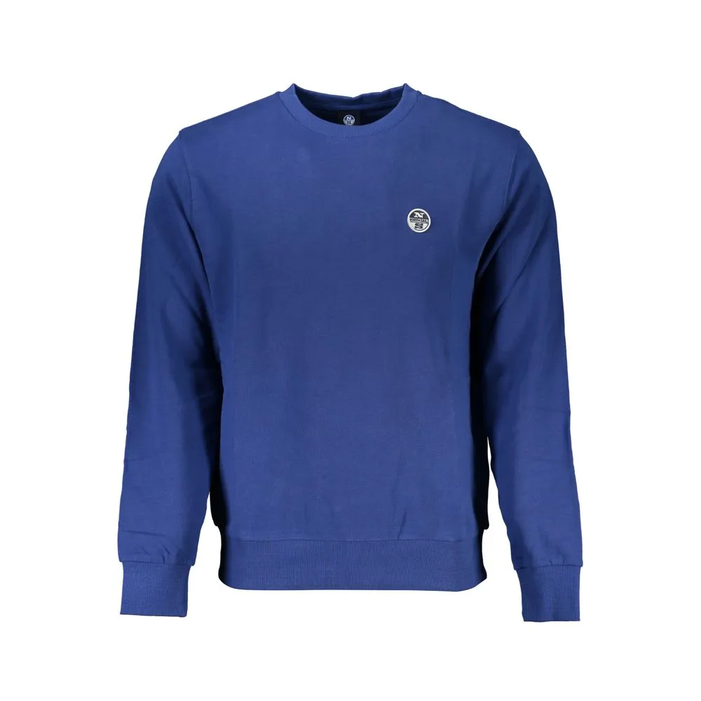 North Sails Men's Blue Cotton Sweater