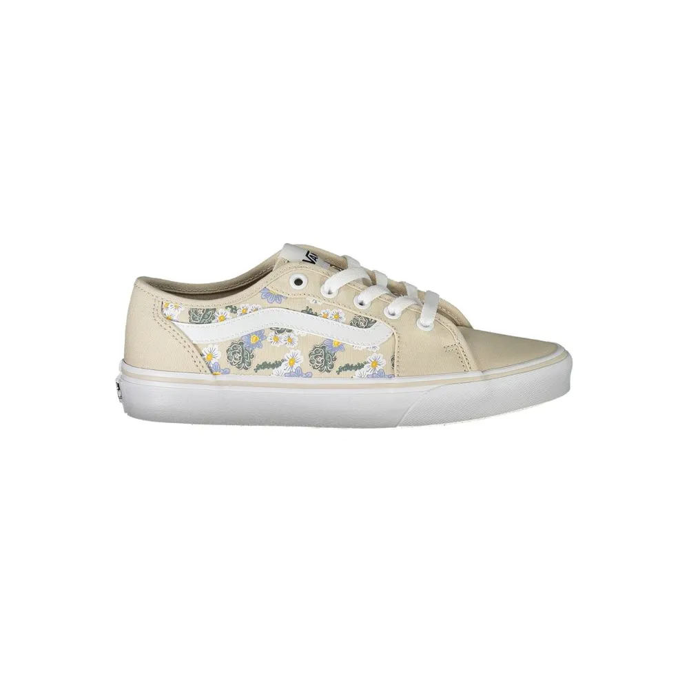 Vans Women's Beige Polyester Sneaker