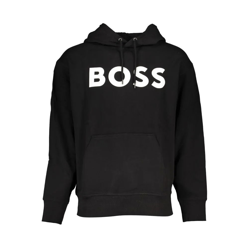 Hugo Boss Men's Black Cotton Sweater