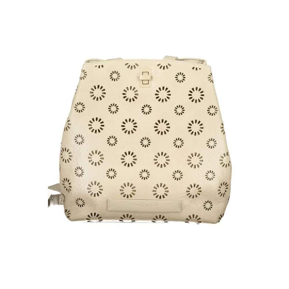 Desigual Women's Beige Polyethylene Backpack