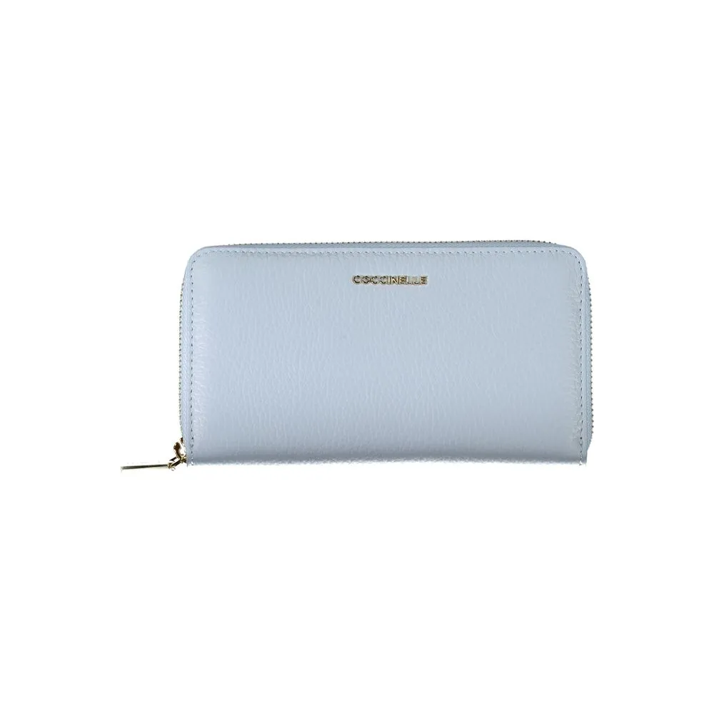 Coccinelle Women's Light Blue Leather Wallet