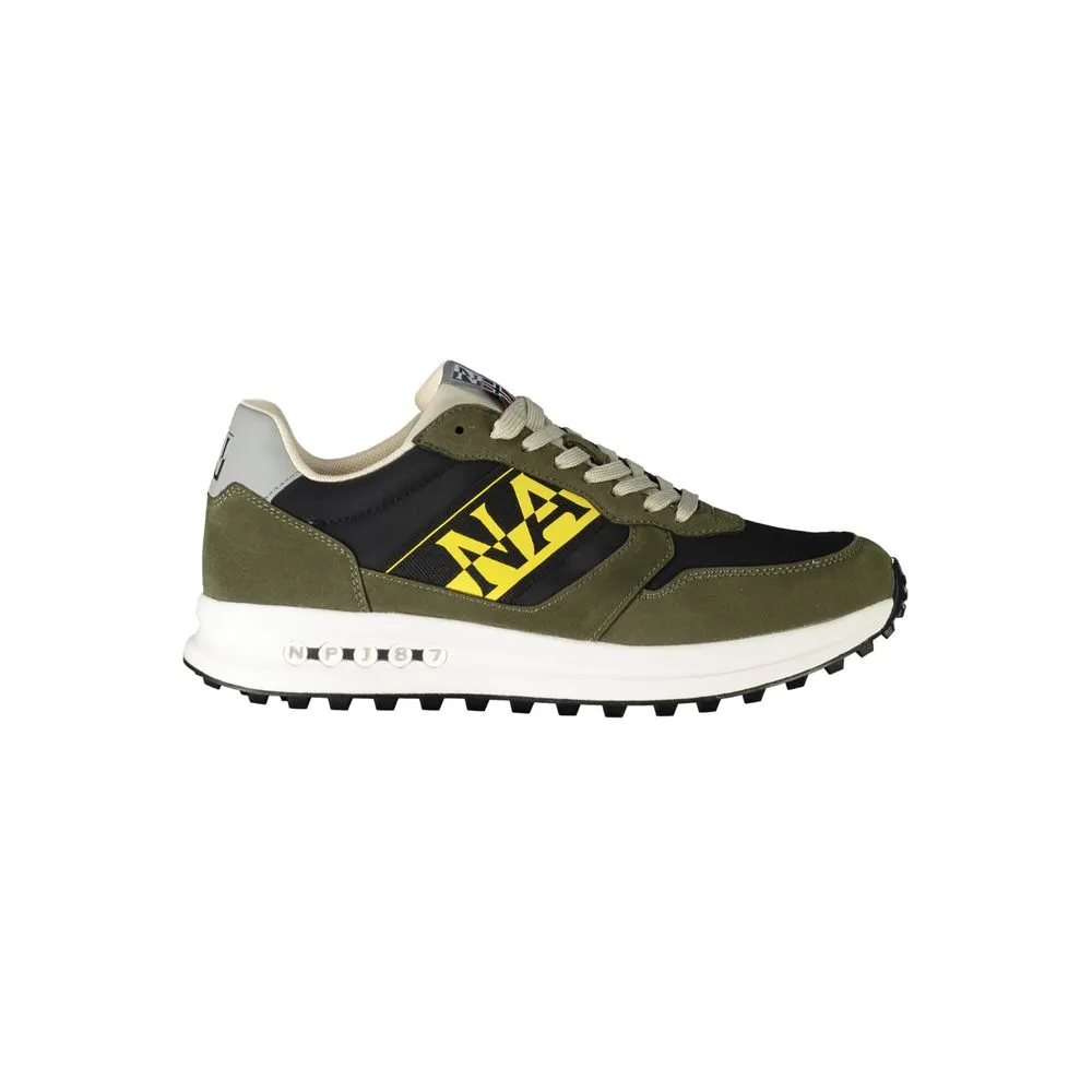 Napapijri Men's Green Polyester Sneaker