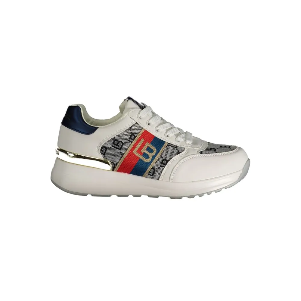 Laura Biagiotti Women's White Polyester Sneaker