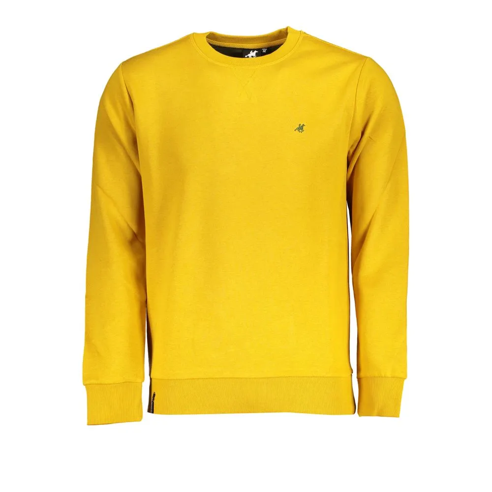 U.S. Grand Polo Men's Yellow Cotton Sweater