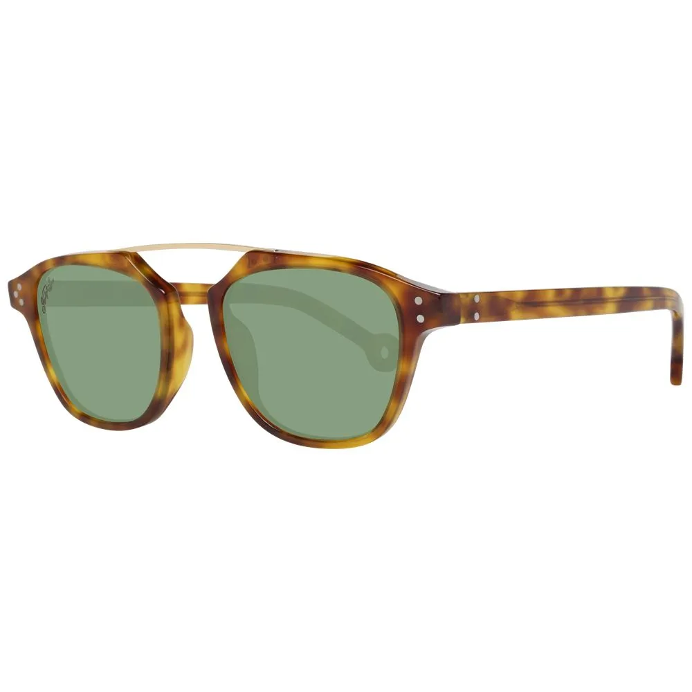 Hally & Son Unisex Brown Unisex Sunglasses
