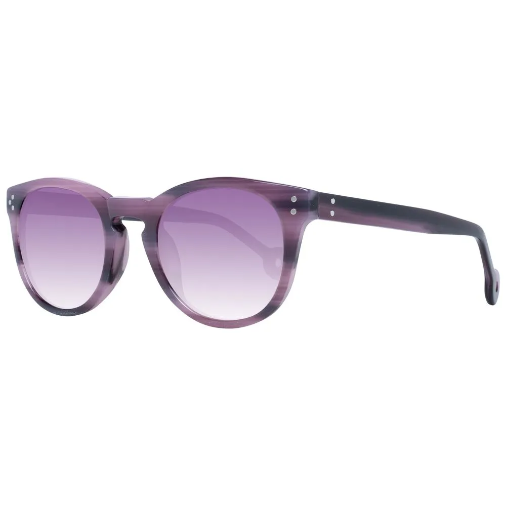 Hally & Son Unisex Purple Unisex Sunglasses