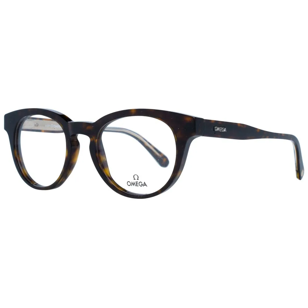 Omega Unisex Brown Unisex Optical Frames