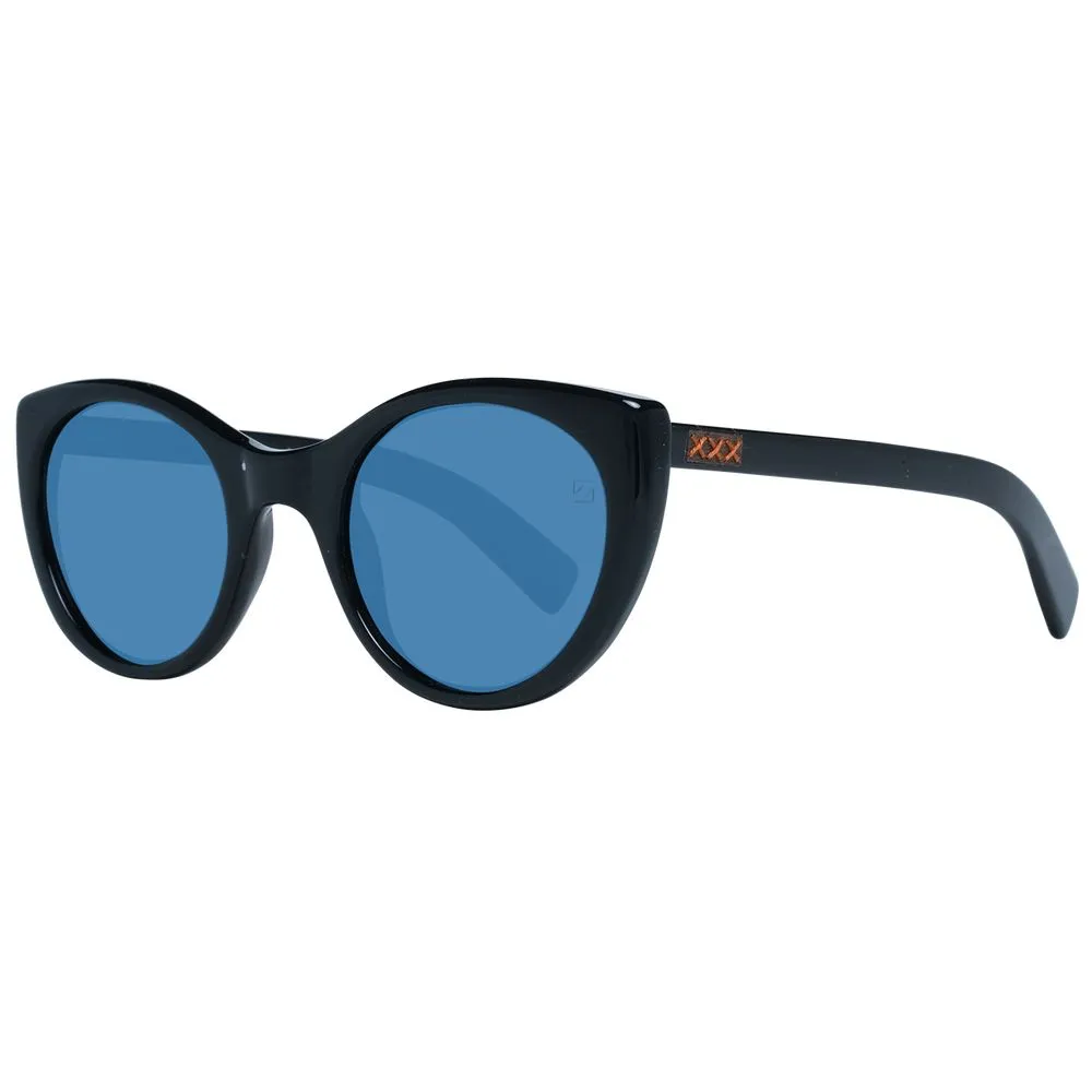 Ermenegildo Zegna Unisex Black Unisex Sunglasses