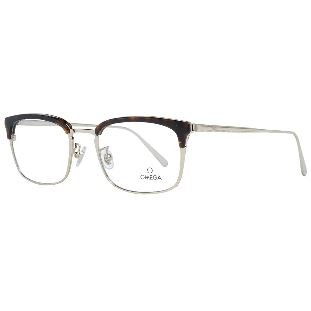 Omega Unisex Brown Unisex Optical Frames