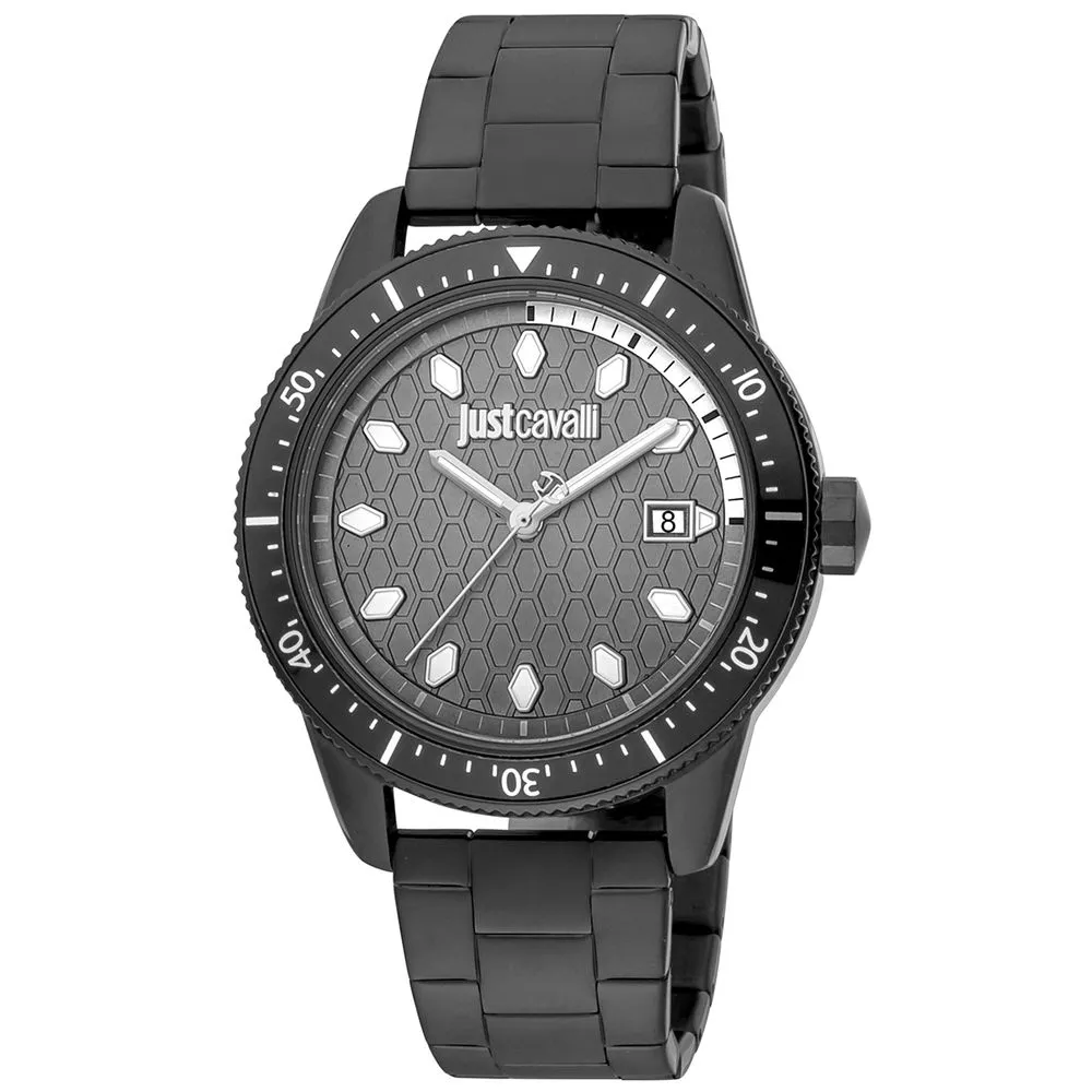 Just Cavalli Black Men Watch