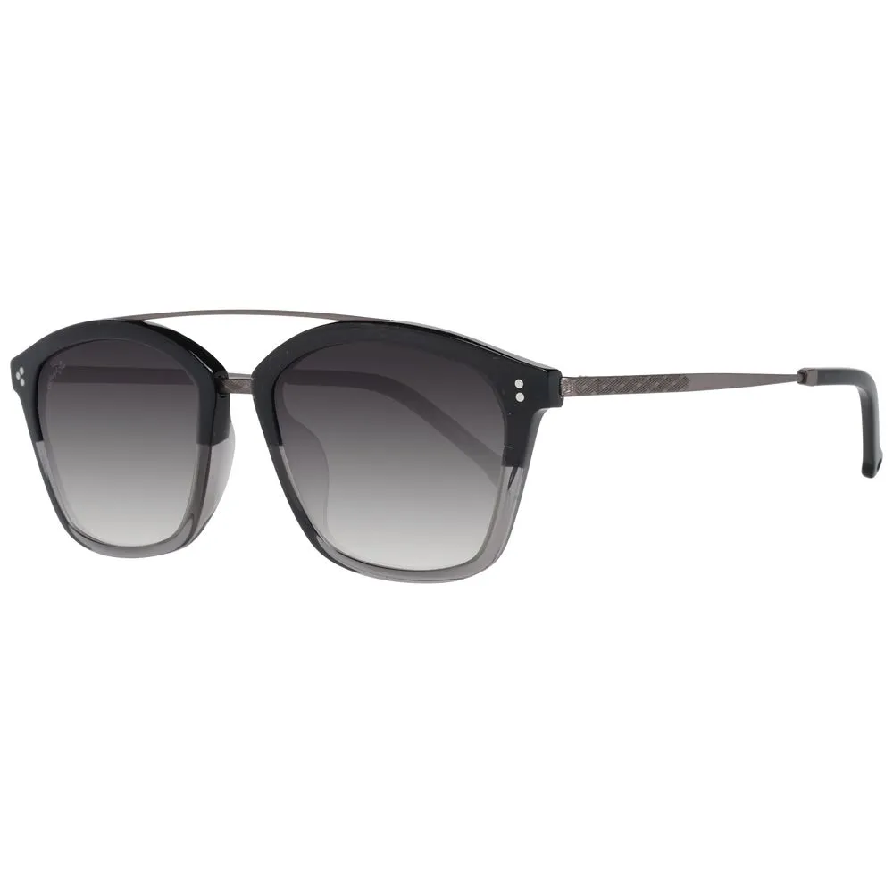 Hally & Son Unisex Black Unisex Sunglasses