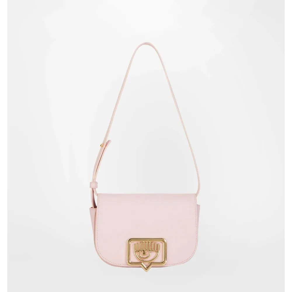 Chiara Ferragni Pink Polyester Women Shoulder Bag