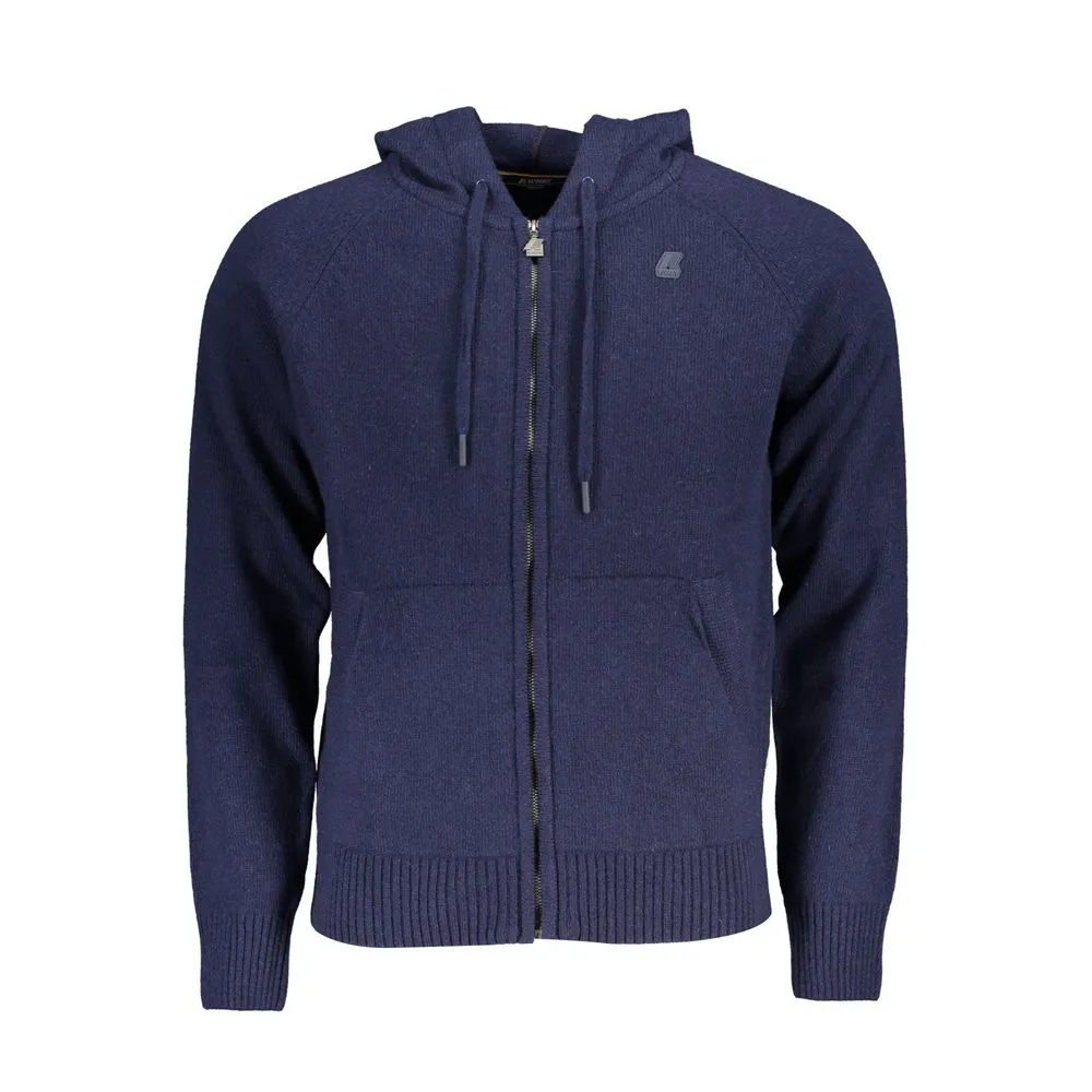 K-WAY Men's Blue Wool Sweater
