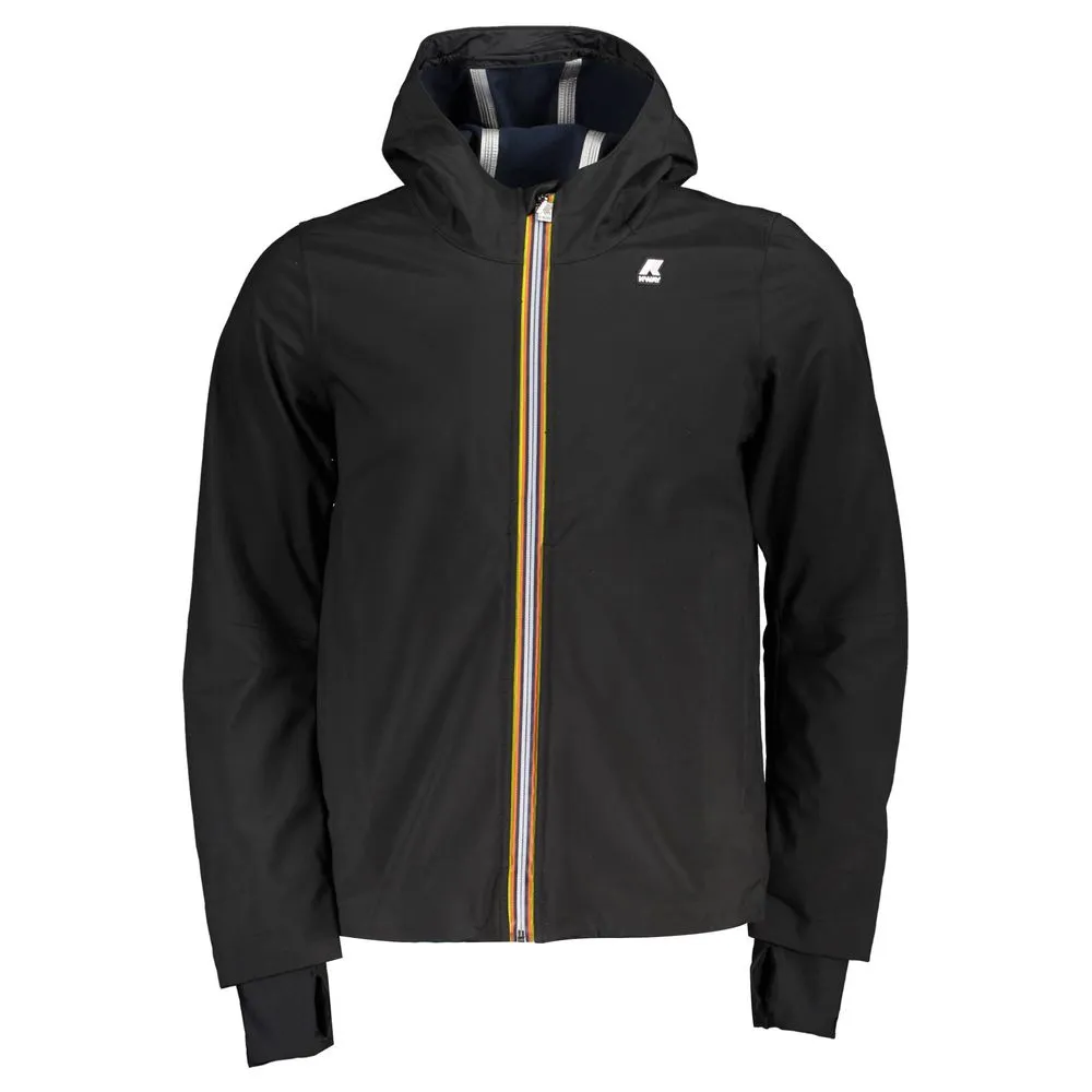 K-WAY Men's Black Polyester Jacket