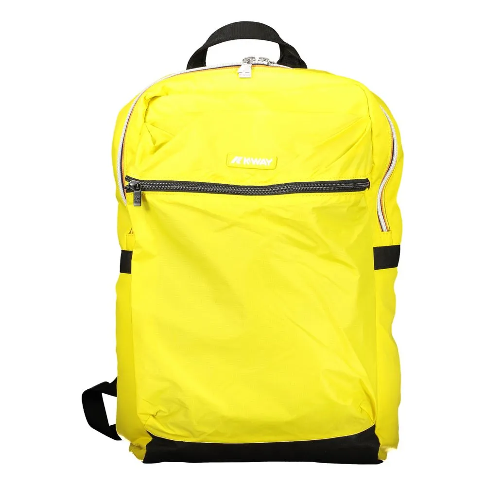 K-WAY Men's Yellow Polyester Backpack