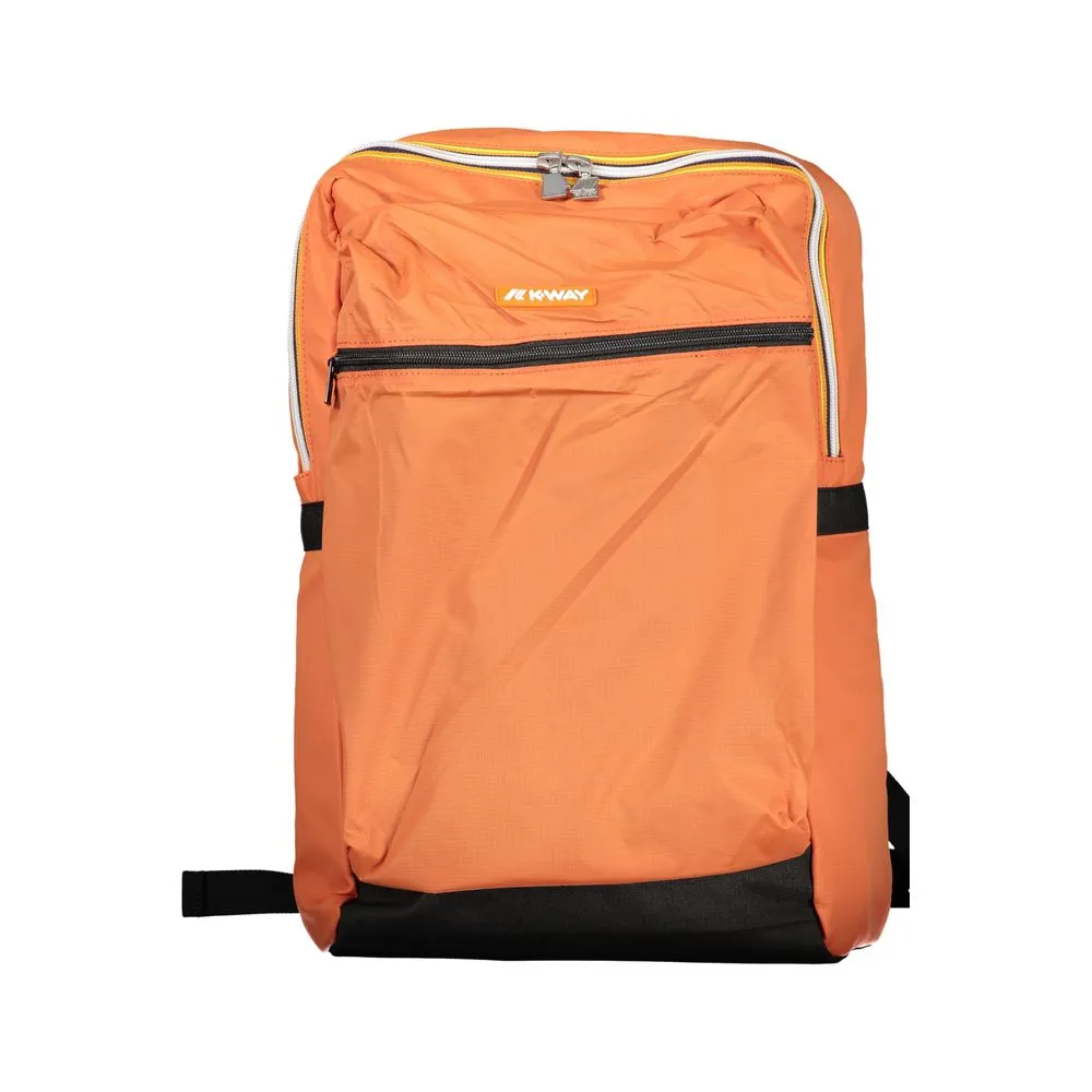 K-WAY Men's Orange Polyester Backpack