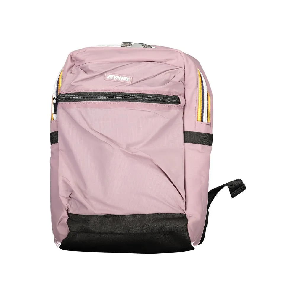 K-WAY Men's Purple Polyester Backpack