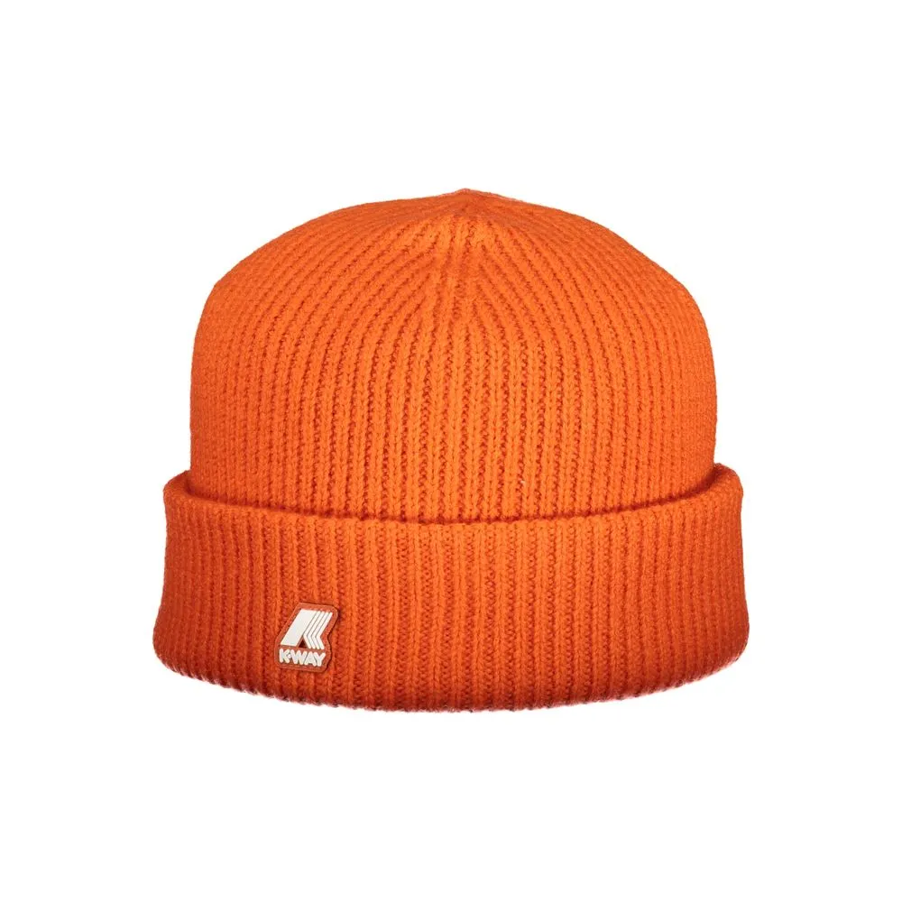 K-WAY Women's Orange 100 Wool Hat