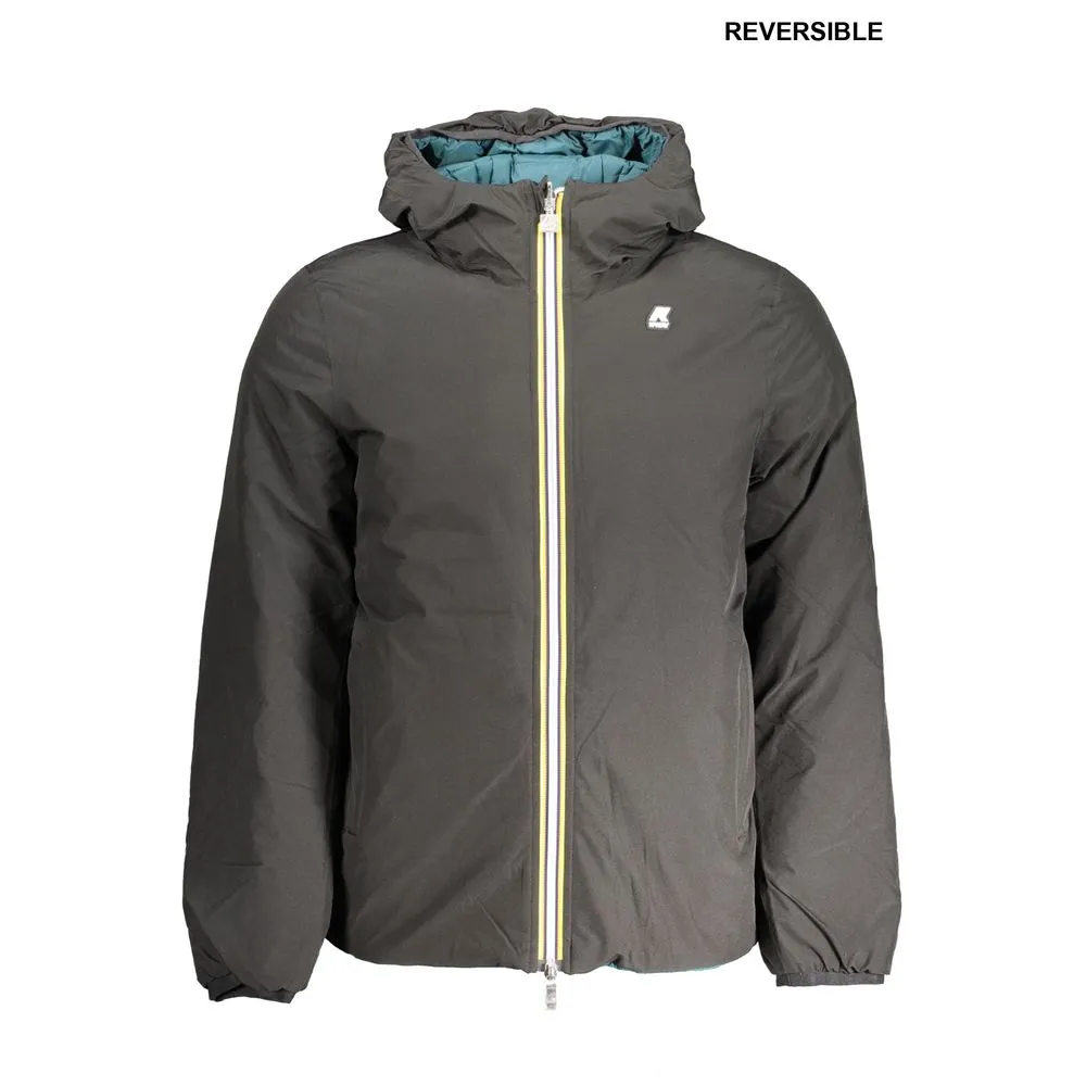 K-WAY Men's Black Polyester Jacket