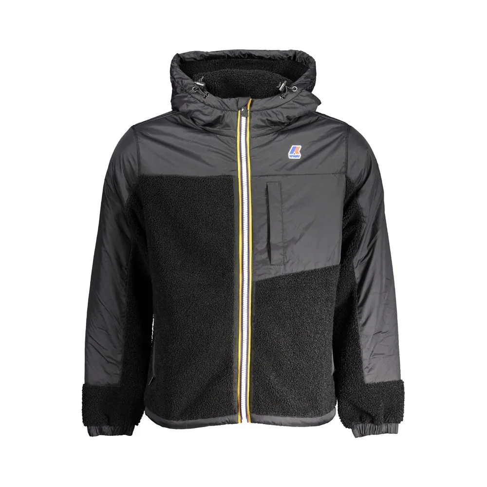 K-WAY Men's Black Polyester Jacket