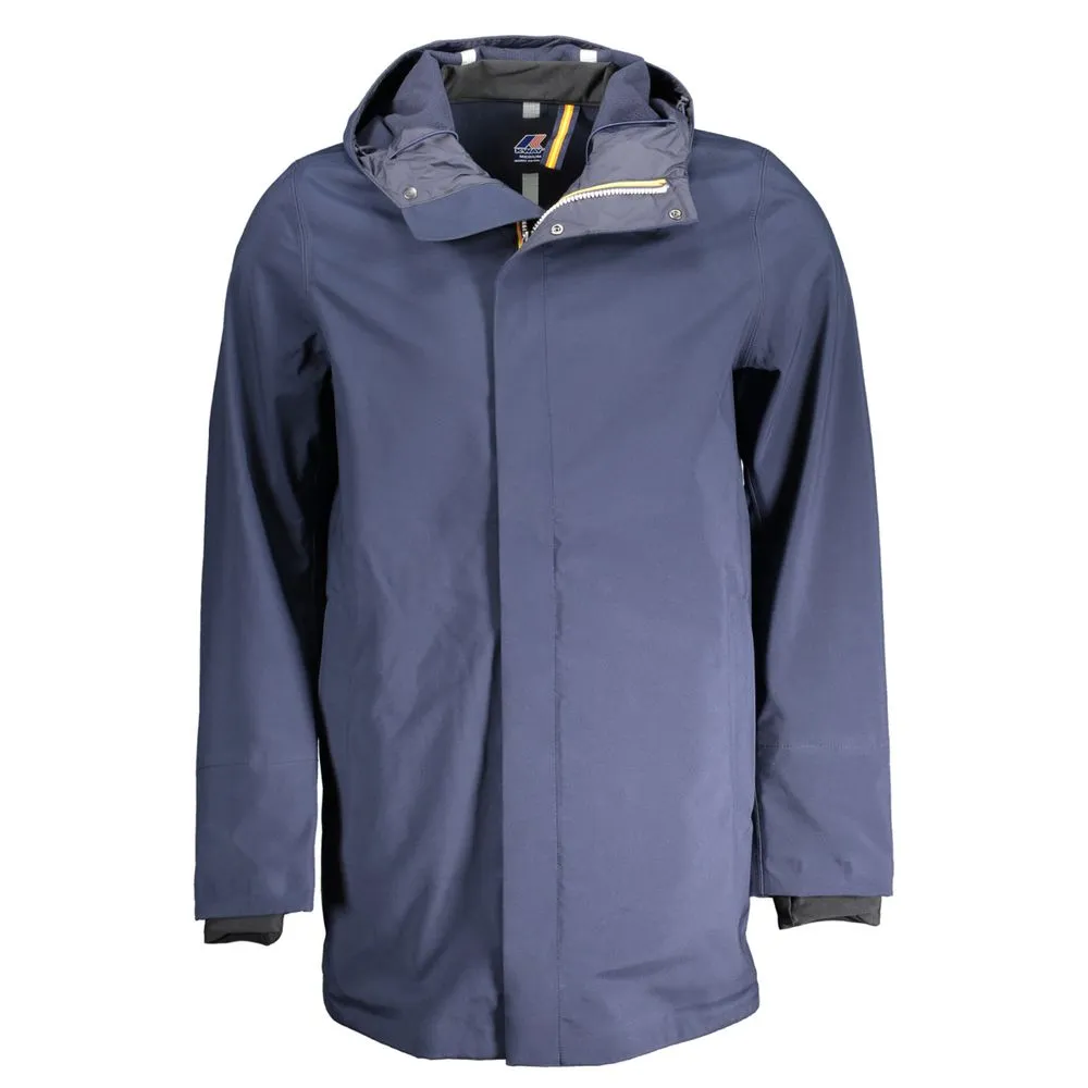 K-WAY Men's Blue Polyester Jacket