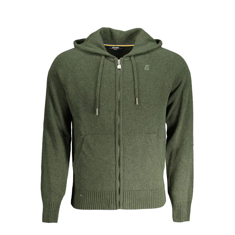 K-WAY Men's Green Polyamide Sweater