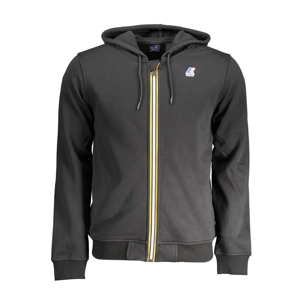 K-WAY Men's Black Cotton Sweater