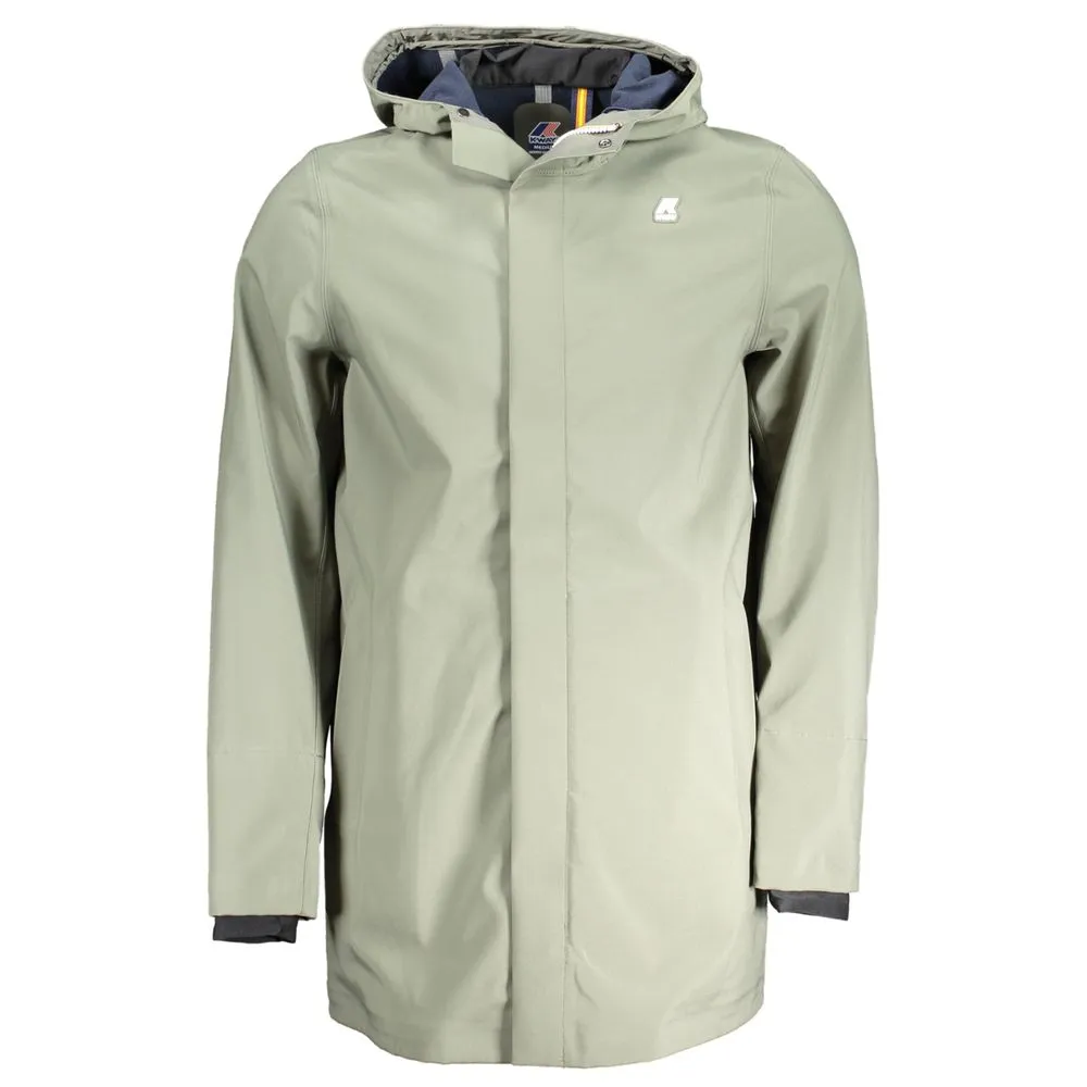 K-WAY Men's Green Polyester Jacket
