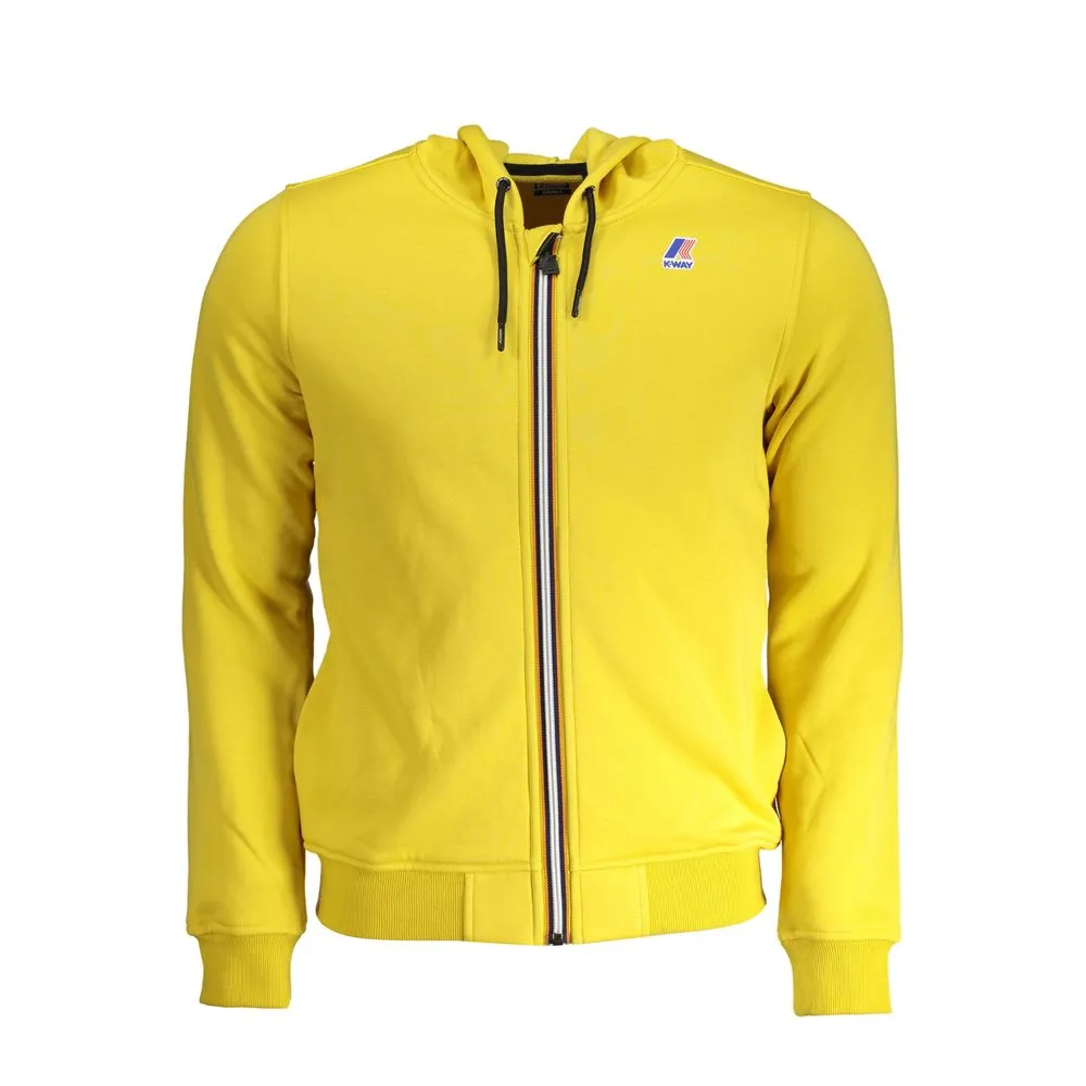 K-WAY Men's Yellow Cotton Sweater