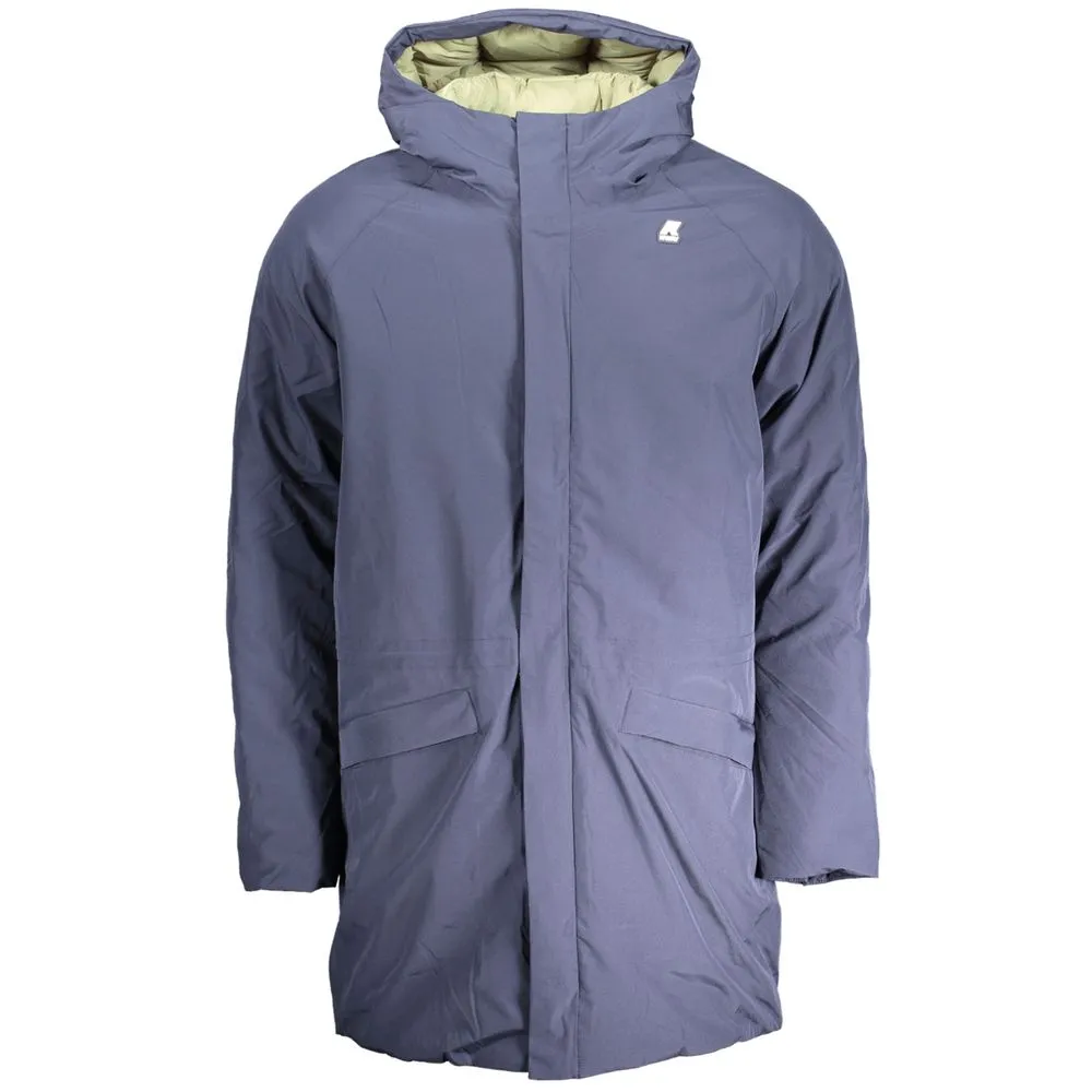 K-WAY Men's Blue Polyamide Jacket
