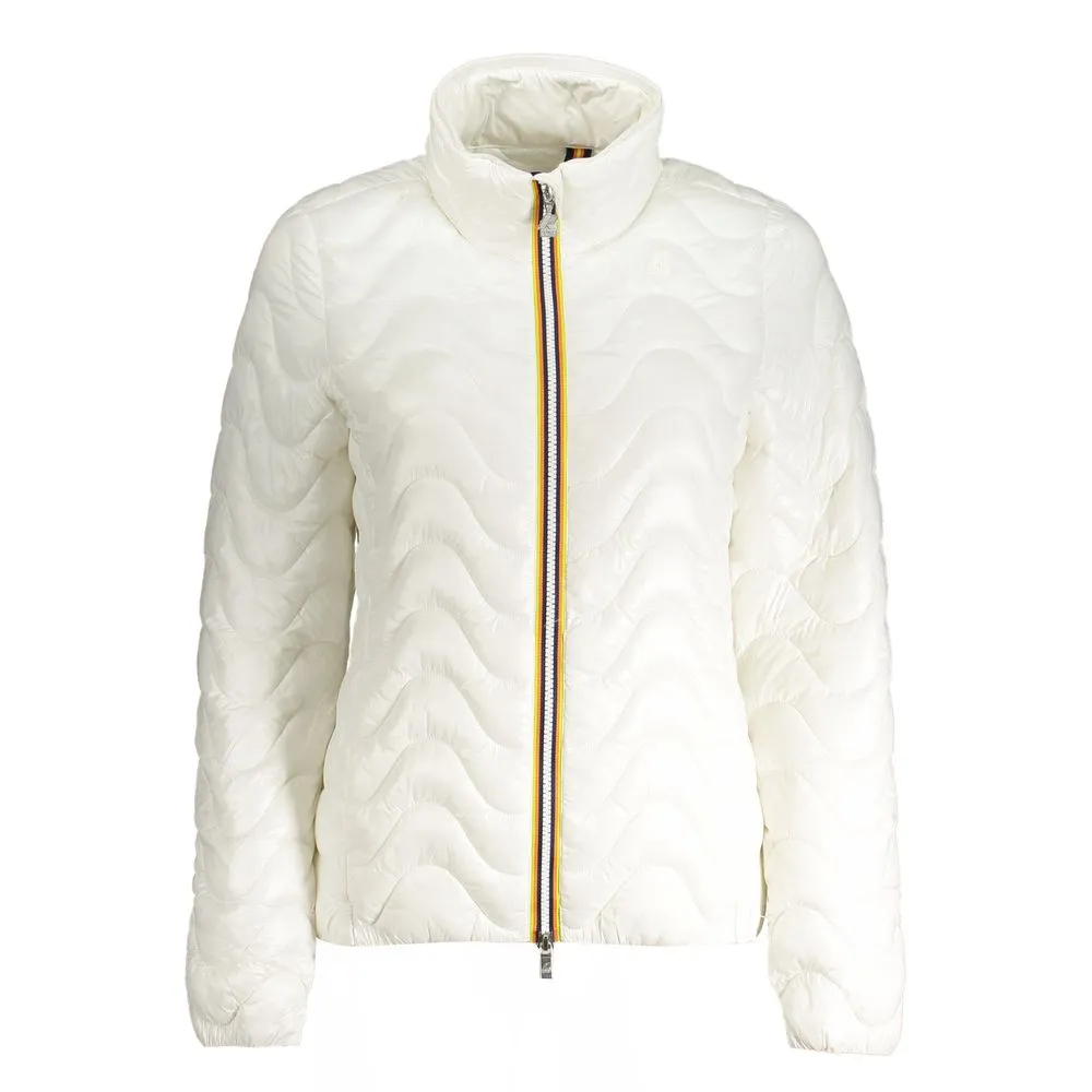 K-WAY Women's White Polyamide Jackets & Coat