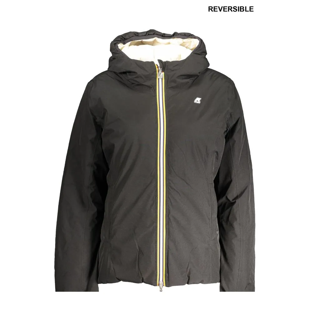 K-WAY Women's Black Polyester Jackets & Coat