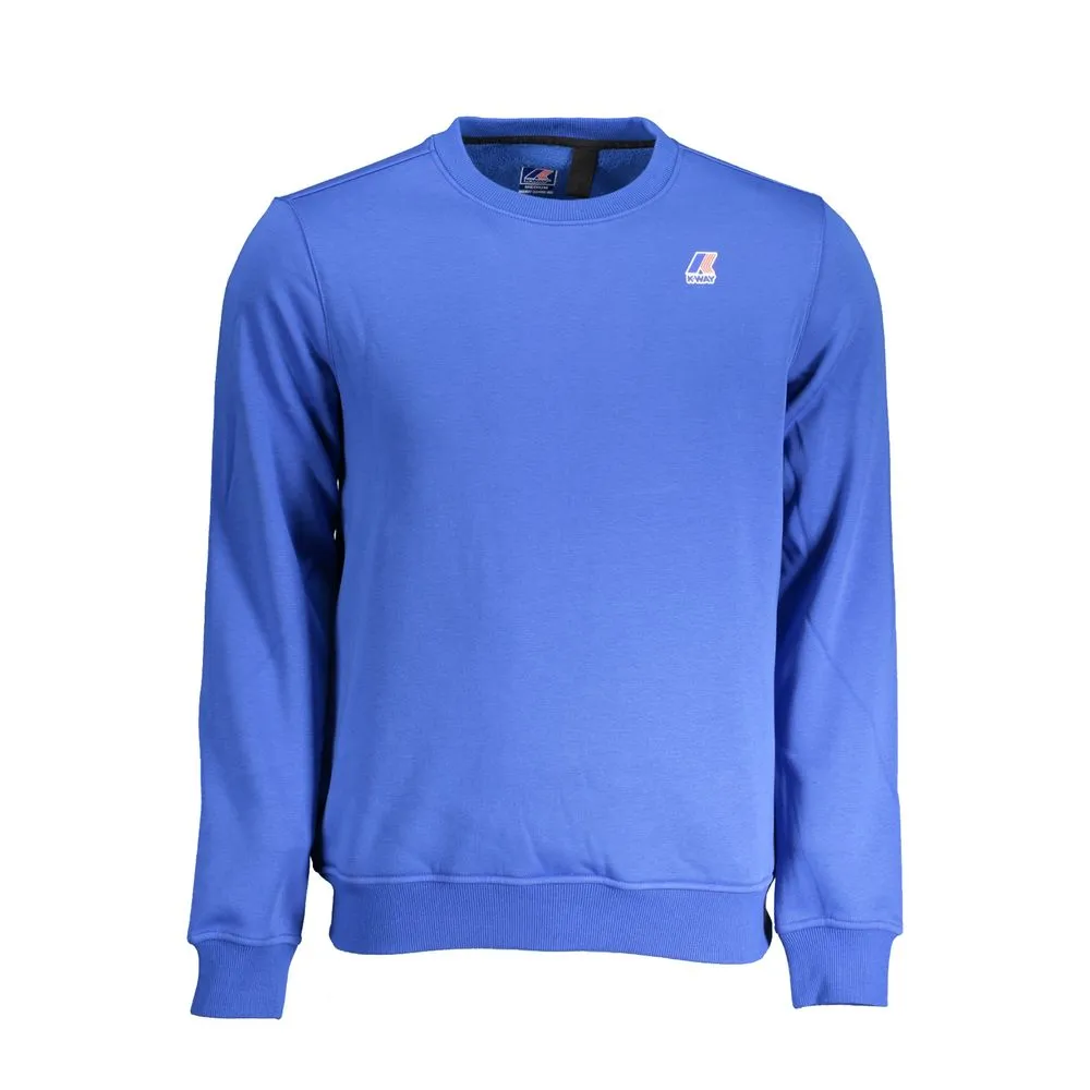 K-WAY Men's Blue Cotton Sweater