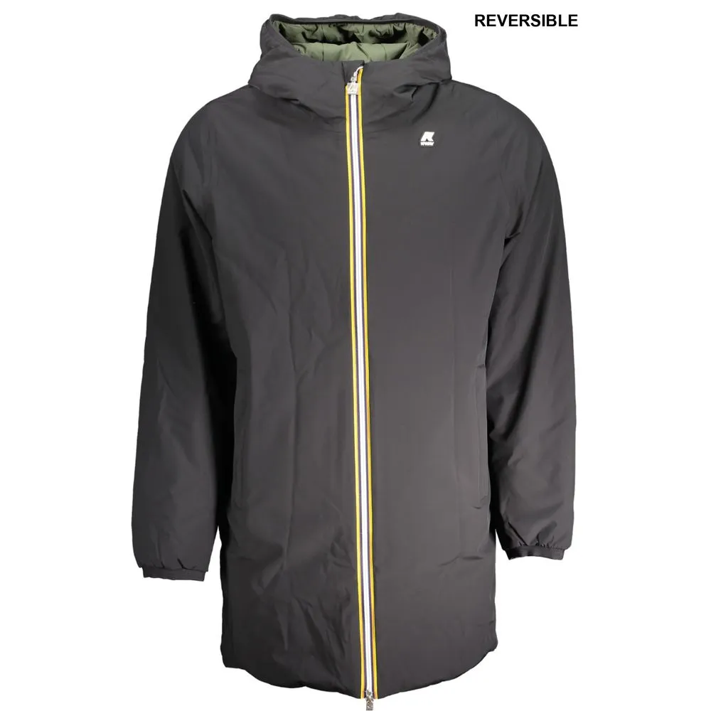 K-WAY Men's Black Nylon Jacket