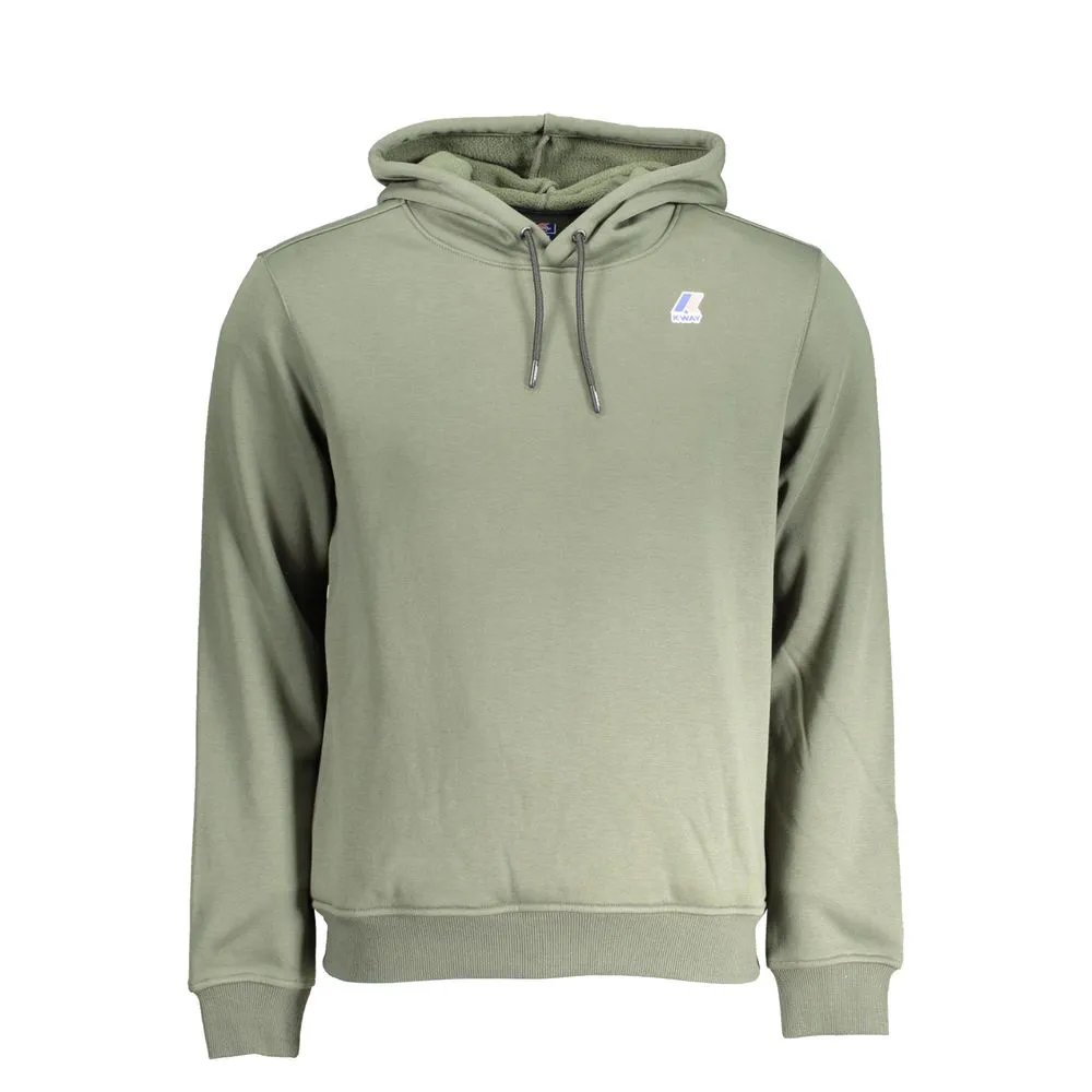 K-WAY Men's Green Cotton Sweater