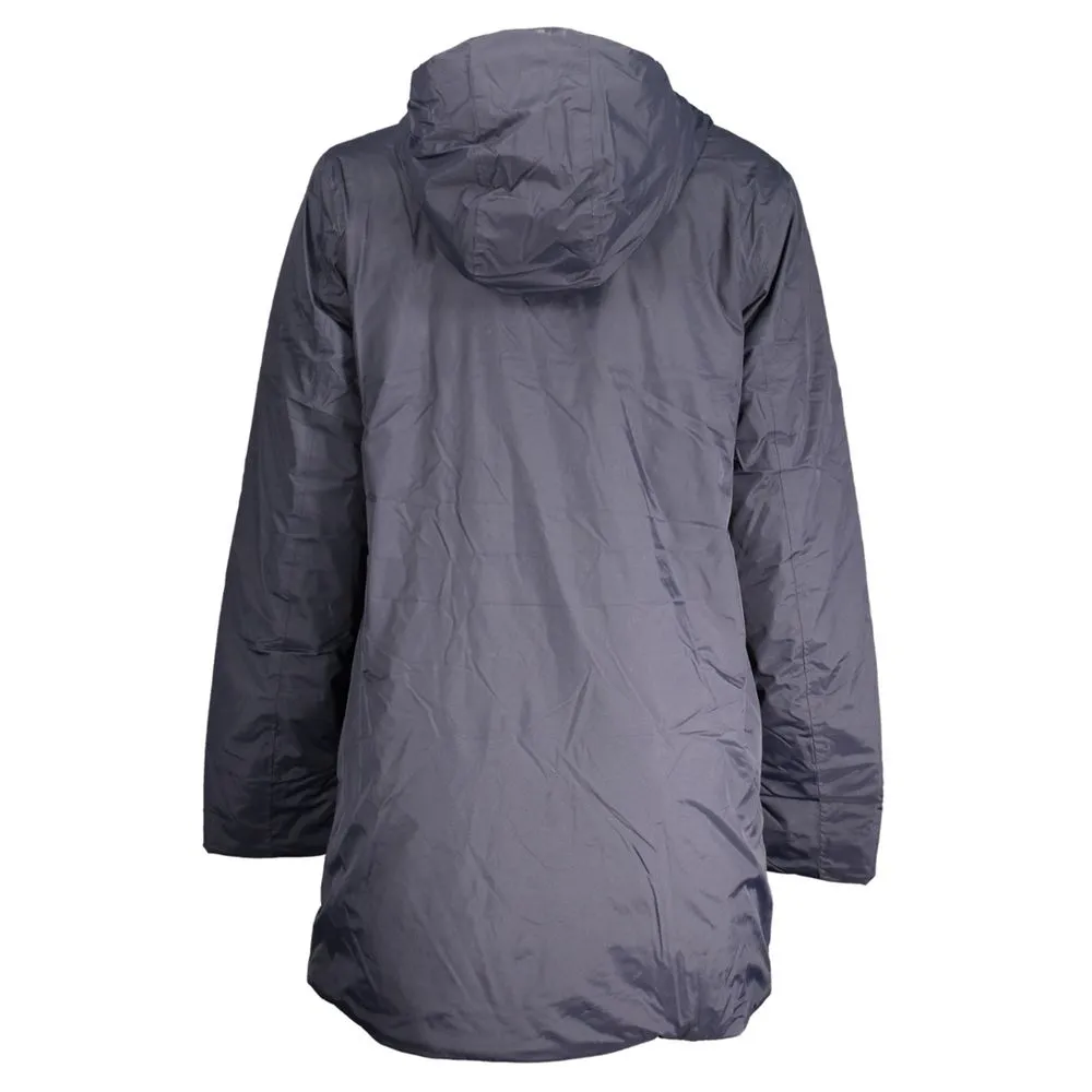 K-WAY Women's Blue Polyamide Jackets & Coat