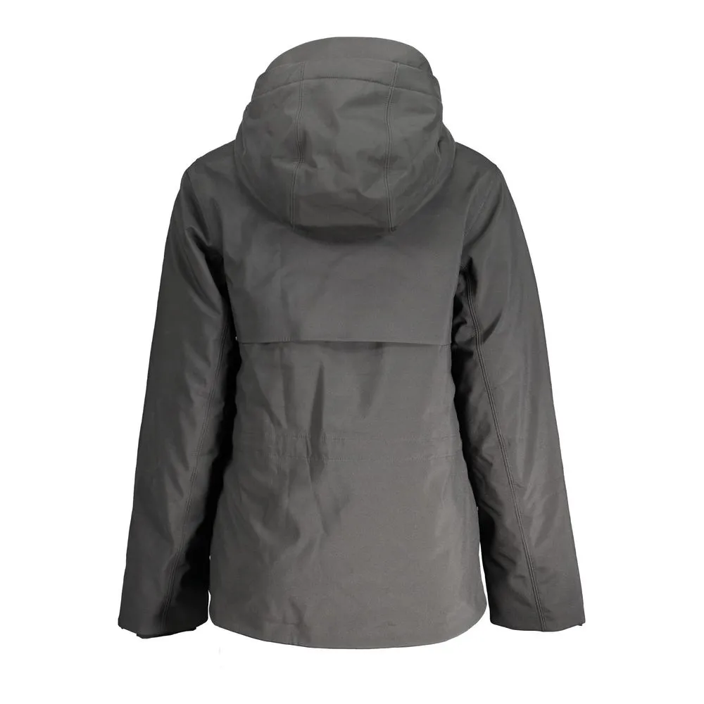 K-WAY Women's Black Polyester Jackets & Coat